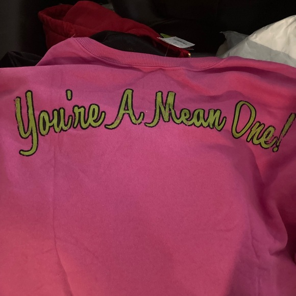 TikTok Viral Grinch Your A Mean ONE Sweatshirt sizes available in L XL - Picture 6 of 6